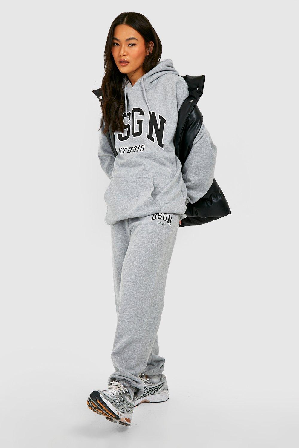 Grey discount tracksuit boohoo